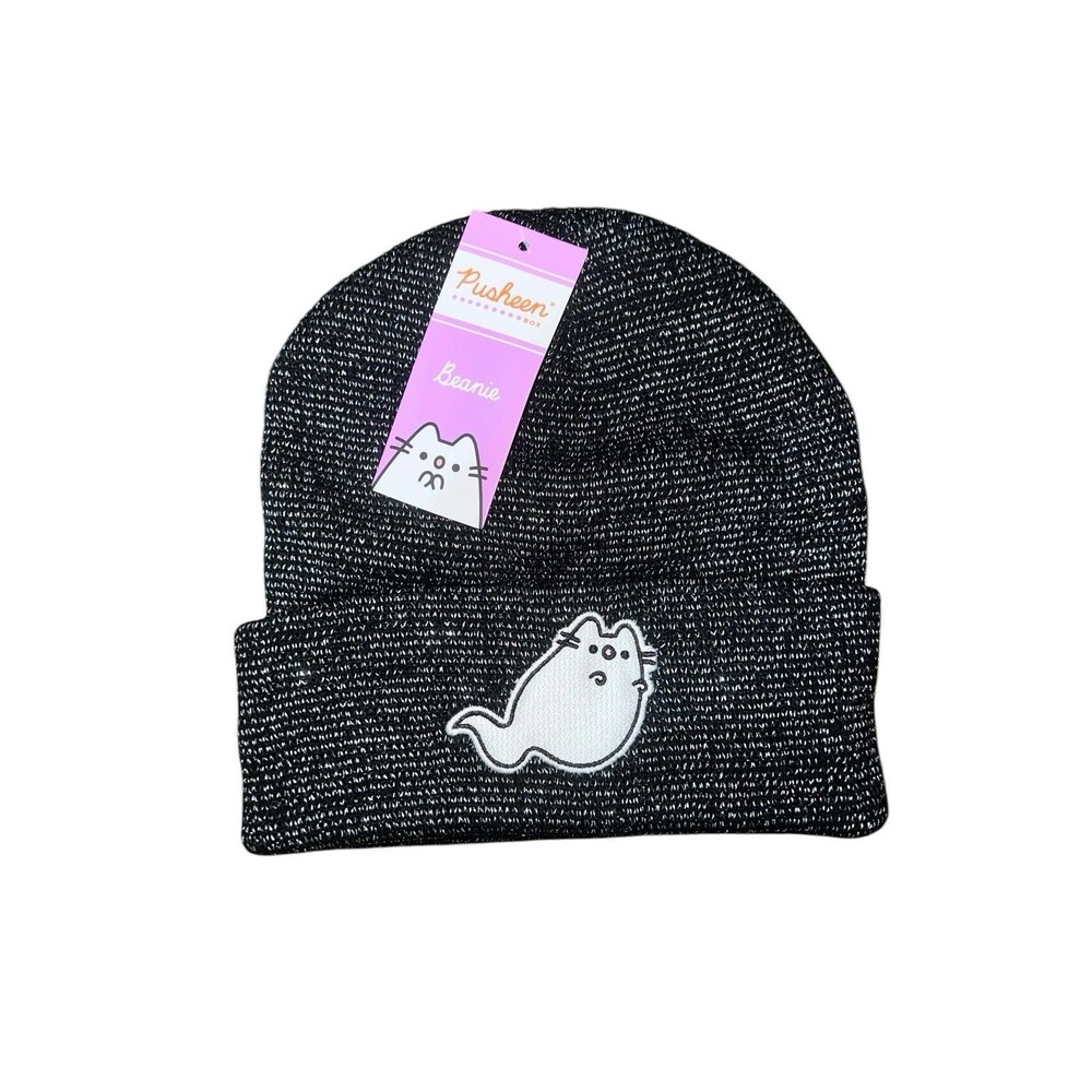 Pusheen Fall Box Exclusive Boosheen Ghost Halloween Beanie Hat Black 2021